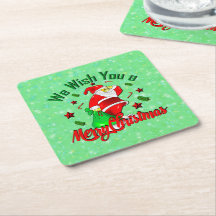 God jul Santa med Sack Stars Käpp