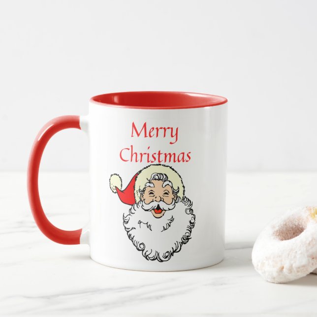 God jul Santa Mugg (Med munk)