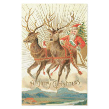 God jul (Santa och hans renar)