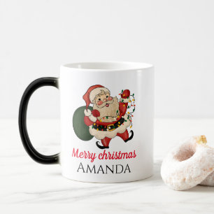 God jul Santa och presenter Magisk Mugg