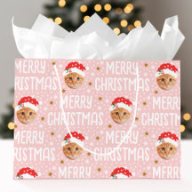 God jul Santa Photo Cute Ansikte Rosa