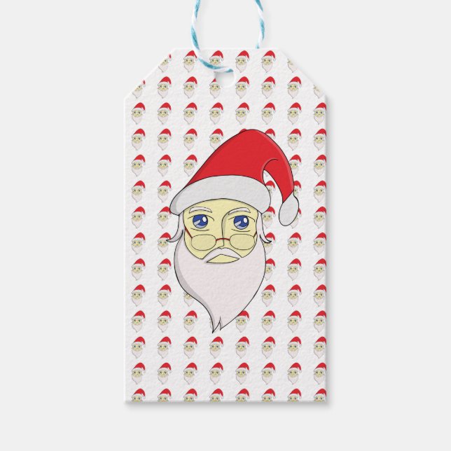 God jul Santa Presentetikett (Framsidan)