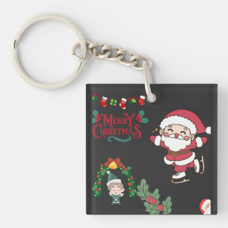 God jul Santa Skater Kids Helgdag Roligt
