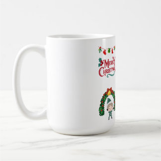 God jul Santa Skater Kids Helgdag Roligt Kaffemugg