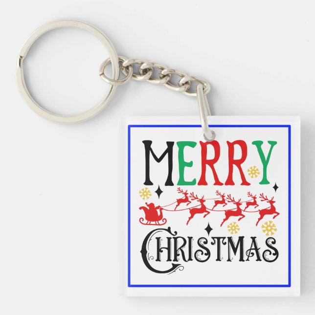 God jul Santa Sleigh-61049 T-Shirt (Framsidan)