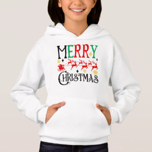 God jul Santa Sleigh-61049 T-Shirt Hoodie