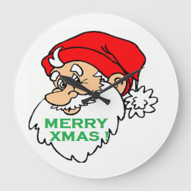 ’GOD JUL’ SANTA STOR KLOCKA (Framsida)