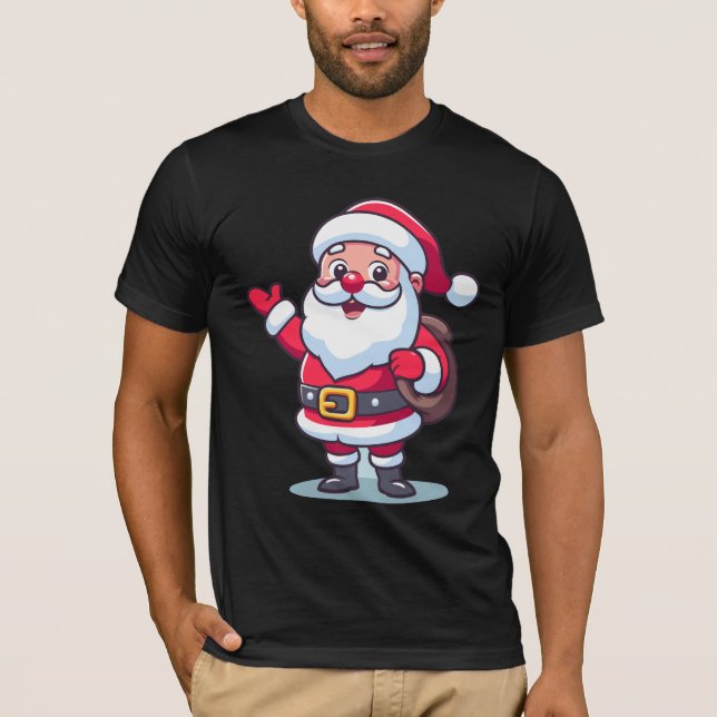 God jul Santa T Shirt (Framsida)