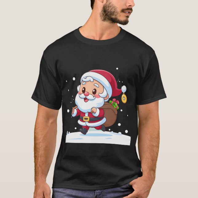 God jul Santa T Shirt (Framsida)