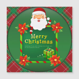 God jul Santa Tartan Play