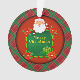 God jul Santa Tartan Play