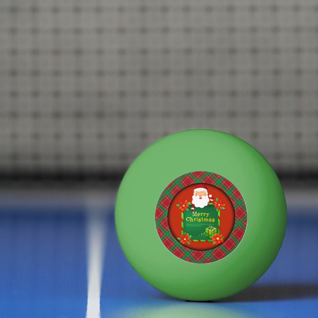 God jul Santa Tartan Play Pingisboll (Netto)