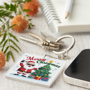 God jul Santa & Träd Design