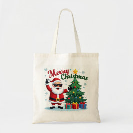 God jul | Santa & Träd Design Tygkasse