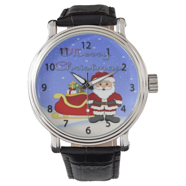 God jul Santa Watch Armbandsur (Framsida)
