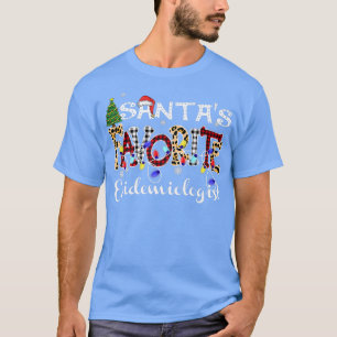God jul Santa's Favorite Epidemiolog Ch T Shirt