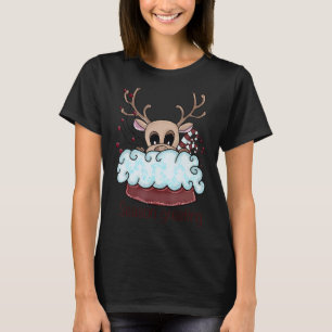 God jul-säsongen Hälsning Reindeer jul T Shirt