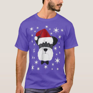 God jul Schnauzer Hund Ugly Sweater Premium T Shirt