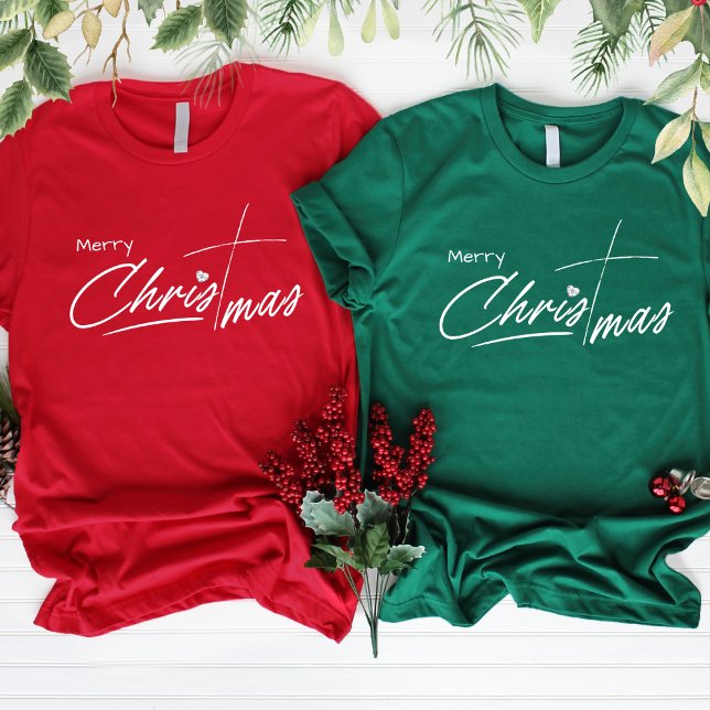 God jul Script Christian Kor Diamond T Shirt (Skapare uppladdad)