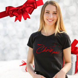 God jul Script Christian Kor T Shirt