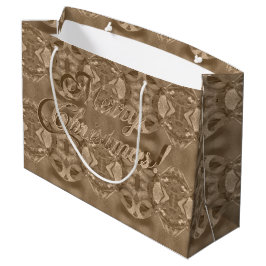 God jul Script Elegant Copper Brown