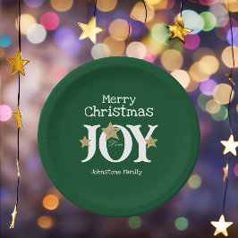 God jul Script Rustic Grönt Party