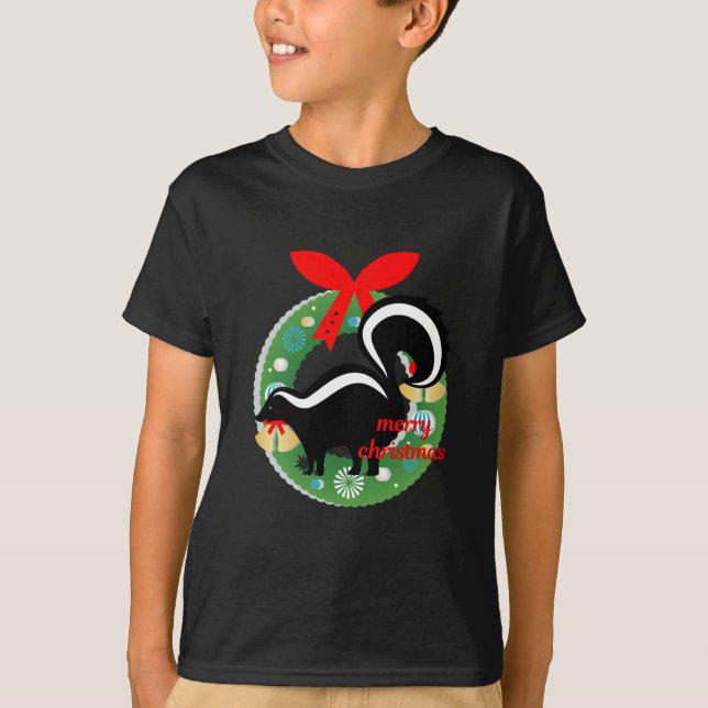 god jul-segment tee shirt (Framsida)