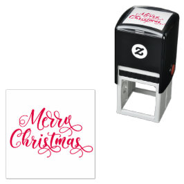 God jul Self Inking Rubber Frimärke Självfärgande Stämpel