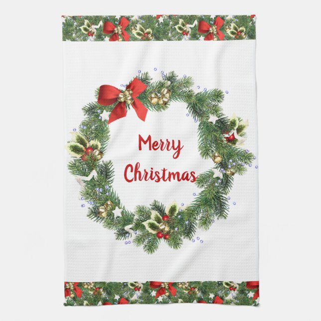 God Jul Semester Hemma Kökshandduk (Vertikal)
