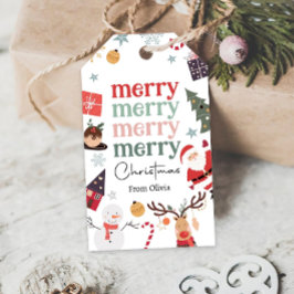 God Jul Semester Santa Present Familj Lärare Presentetikett