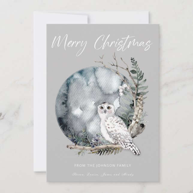 God jul semesterkort julkort (Framsida)