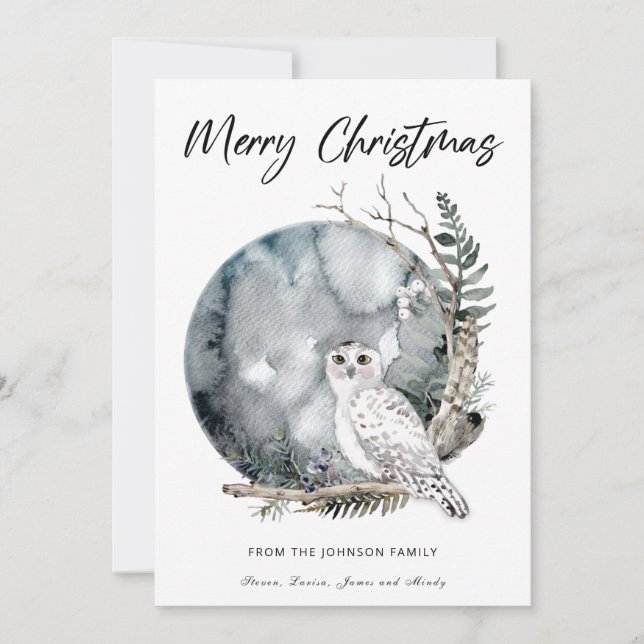 God jul semesterkort julkort (Framsida)