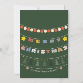 God Jul Semesterkort Pärlor Julkort