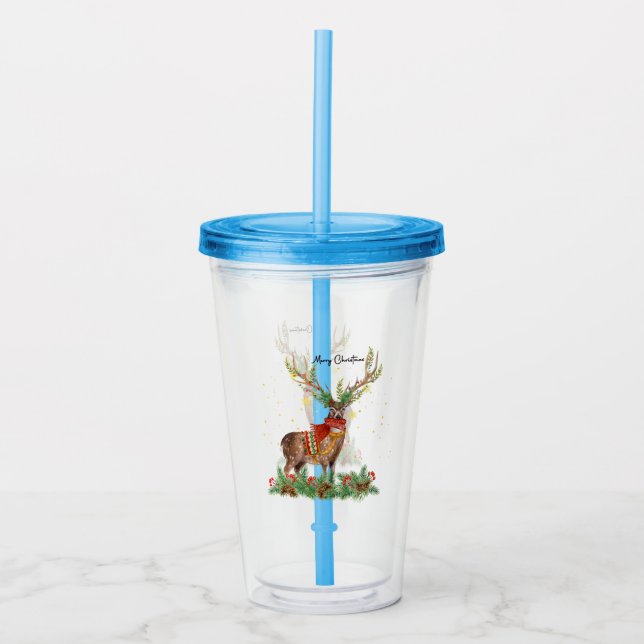 God Jul Semesters Renar  Take Away Mugg (Framsida)