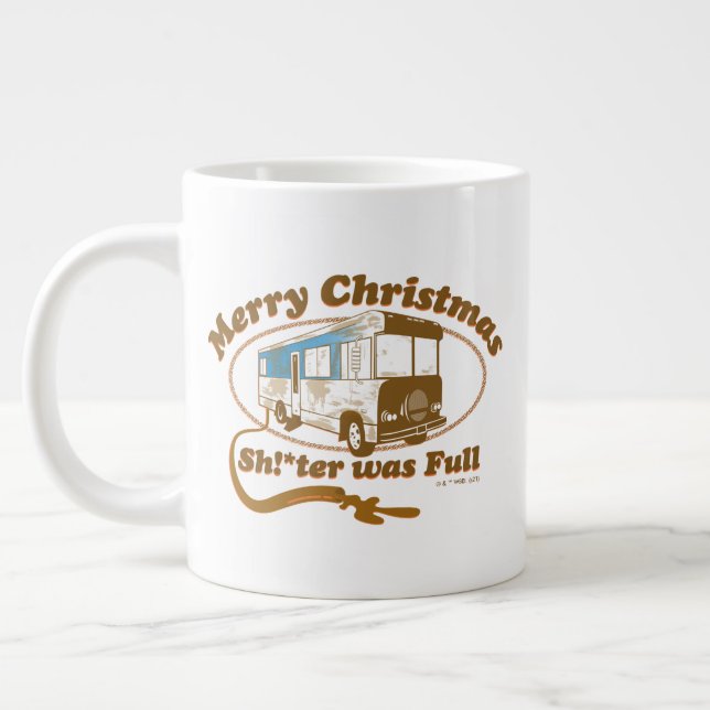 god jul Sh!*ter var Fullt Jumbo Mugg (Vänster)