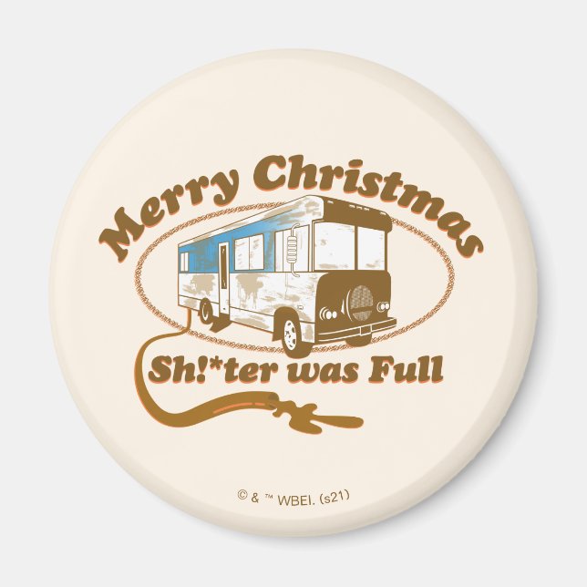 god jul Sh!*ter var Fullt Magnet (Framsidan)