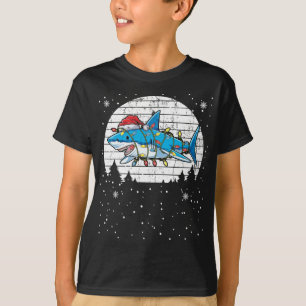 God jul sharkmas Shark jultomten T Shirt
