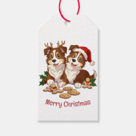 God Jul Shetlandsponnar Presentetikett