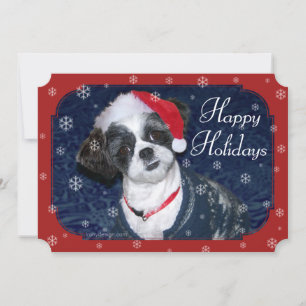 God Jul Shih Tzu Hund Julkort