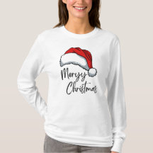 God jul Shirt med Santa Hat Design