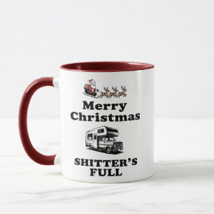 God Jul Shitters Fulla Julpresent Xmas Mugg