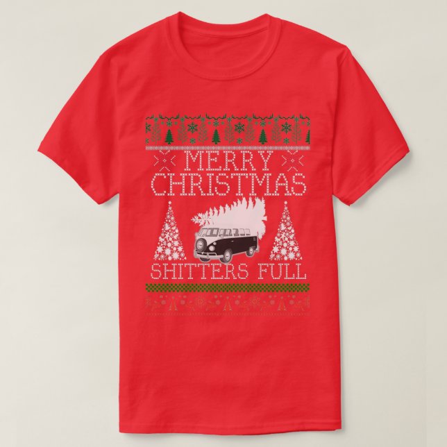 God jul Shitters Fullt 2021 T Shirt (Design framsida)
