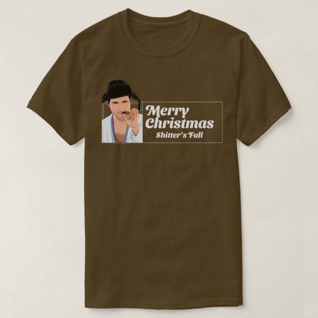 God jul Shitters Fullt T Shirt (Design framsida)