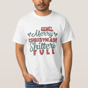God jul Shitters Fullt - Vacitet T Shirt