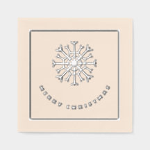 God jul silver-snöflingan chic