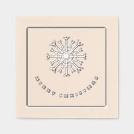 God jul silver-snöflingan chic