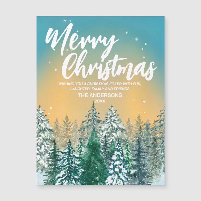 God jul Simple Modern white script helgdag (Framsida)