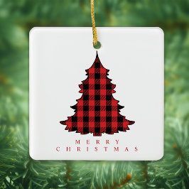 God jul Simple Red Buffalo Play Julgransprydnad Keramik