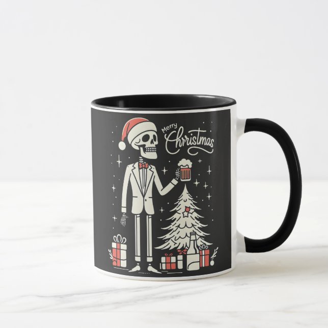 God jul Skeleton Mugg (Höger)