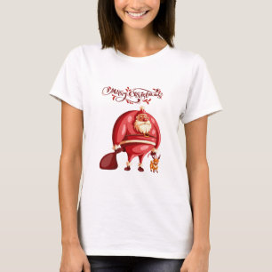God jul-skjorta, festlig presenttopp t shirt